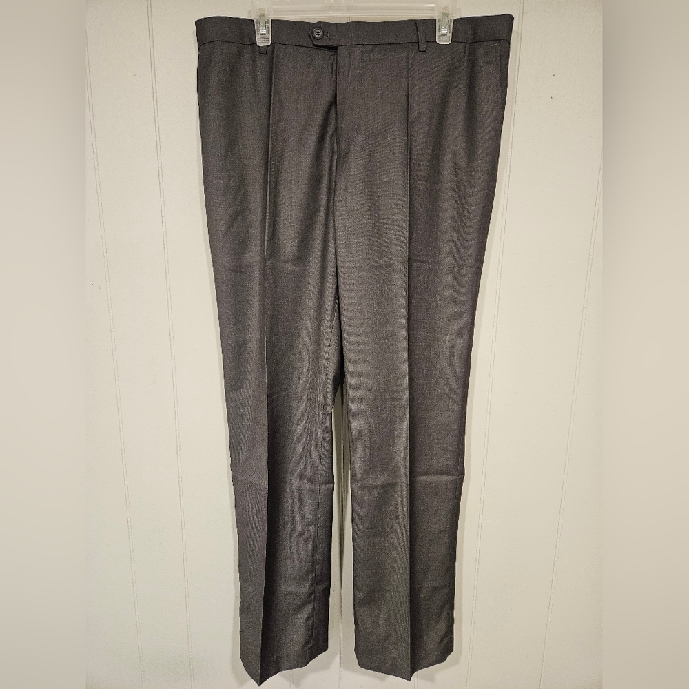 NWT Cloudstyle Men's Dark Grey Dress Pants Slacks XL 38x32 NO JACKET PANTS ONLY